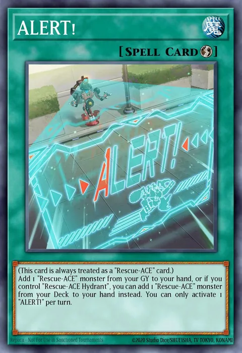 ALERT! trading card