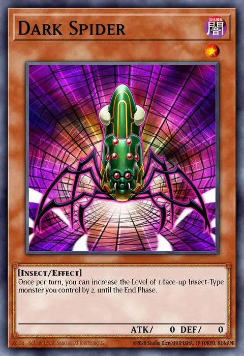 Dark Spider trading card