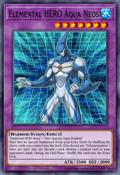 Elemental HERO Aqua Neos trading card