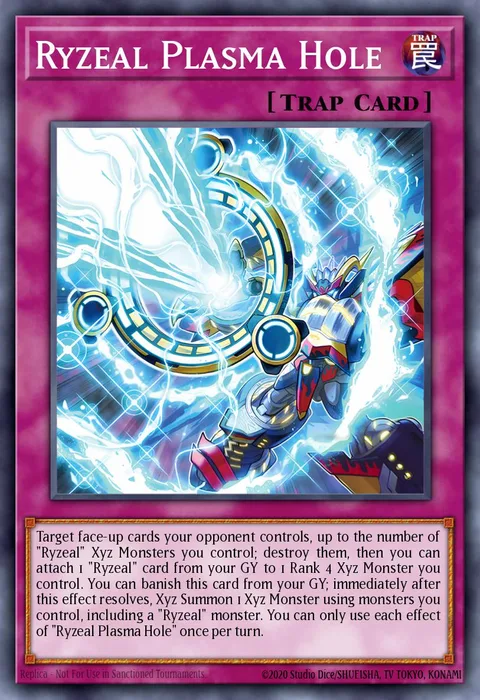 Ryzeal Plasma Hole trading card
