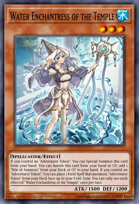 Water Enchantress of the Temple trading card