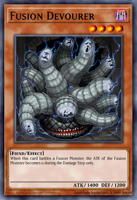 Fusion Devourer trading card