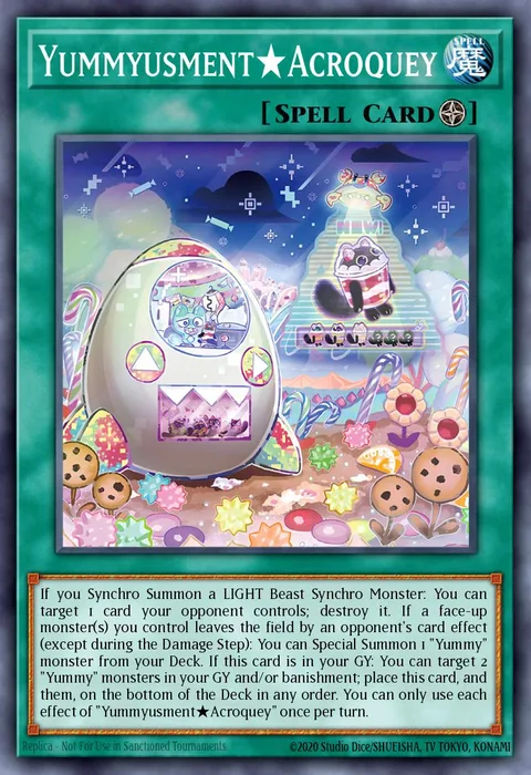 Yummyusment★Acroquey trading card