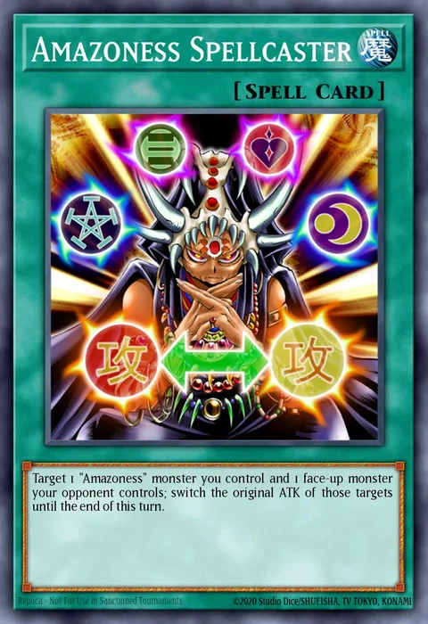 Amazoness Spellcaster trading card