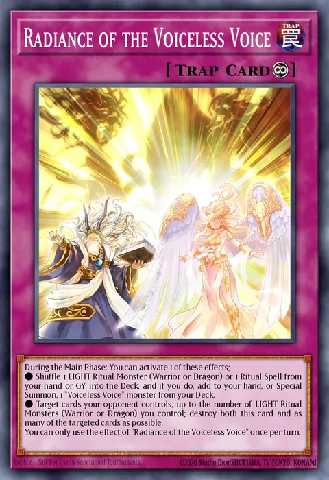 Radiance of the Voiceless Voice trading card