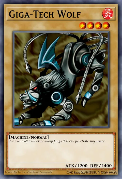 Giga-Tech Wolf trading card