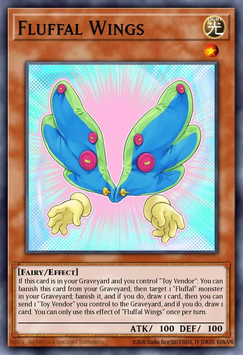 Fluffal Wings trading card