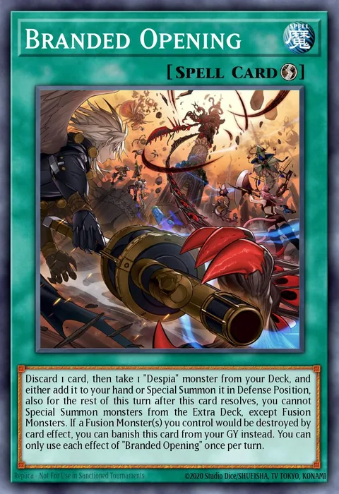 Branded Opening trading card