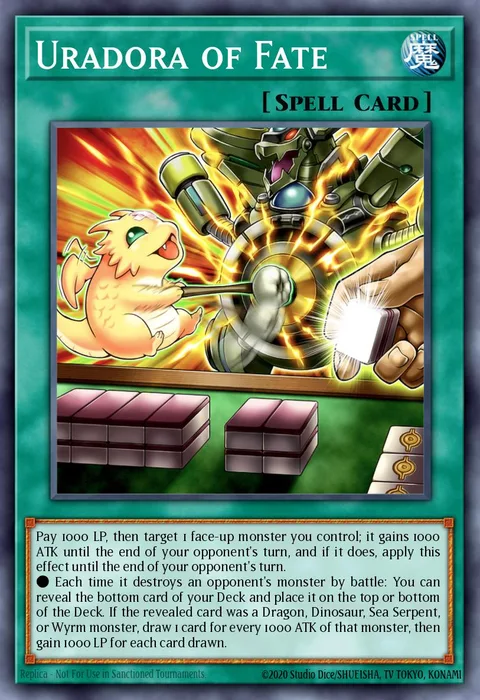 Uradora of Fate trading card