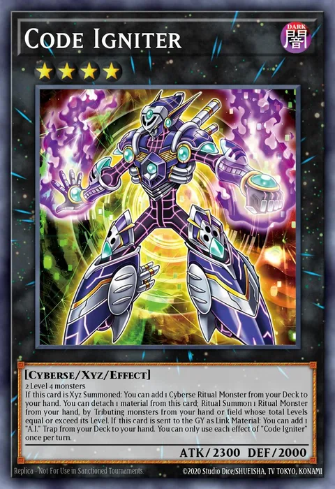 Code Igniter trading card