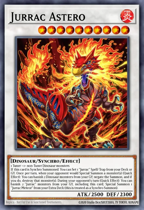Jurrac Astero trading card