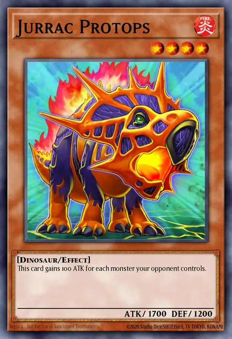 Jurrac Protops trading card