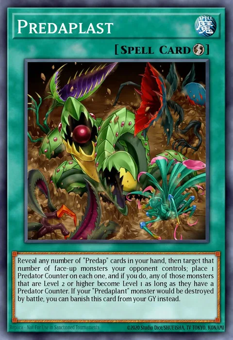 Predaplast trading card