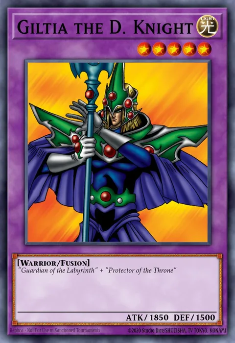 Giltia the D. Knight trading card