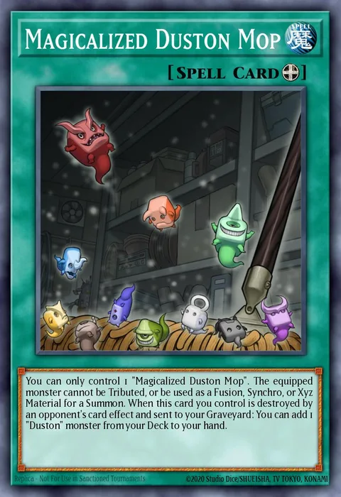 Magicalized Duston Mop trading card