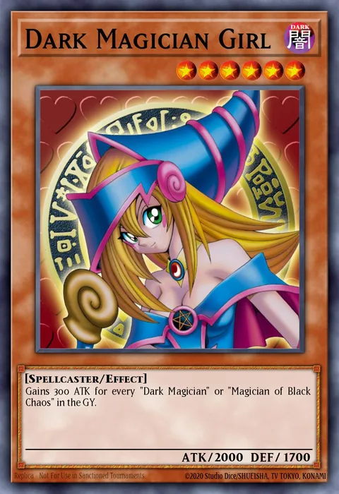 Dark Magician Girl trading card