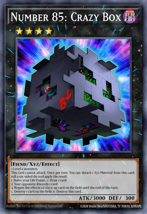 Number 85: Crazy Box trading card