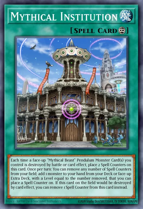 Mythical Institution trading card