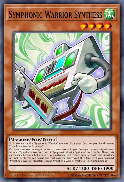 Symphonic Warrior Synthess trading card