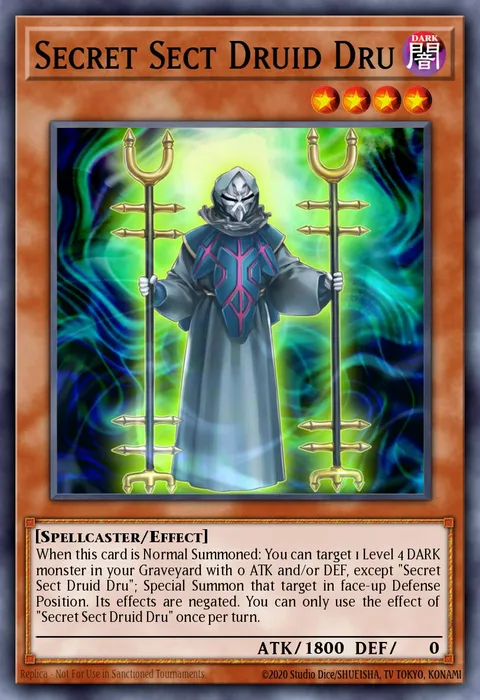 Secret Sect Druid Dru trading card