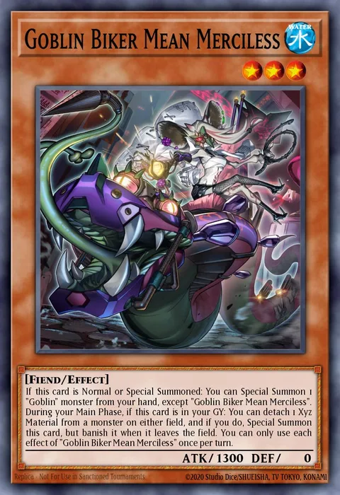 Goblin Biker Mean Merciless trading card