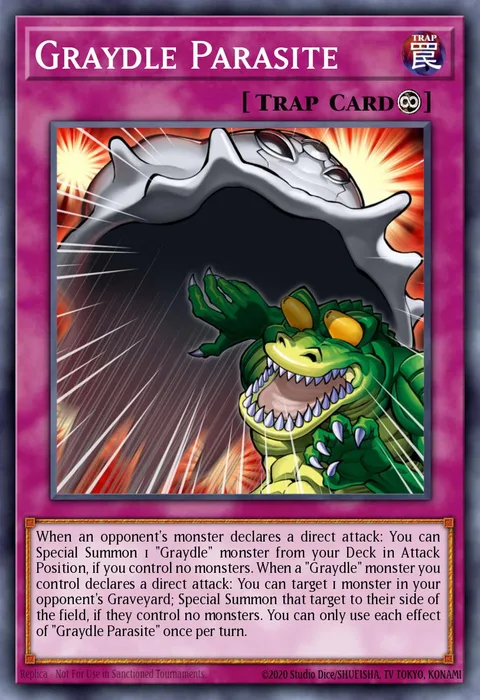 Graydle Parasite trading card