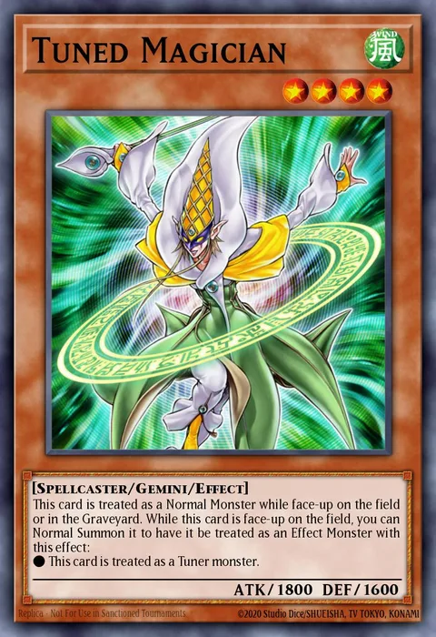 Tuned Magician trading card