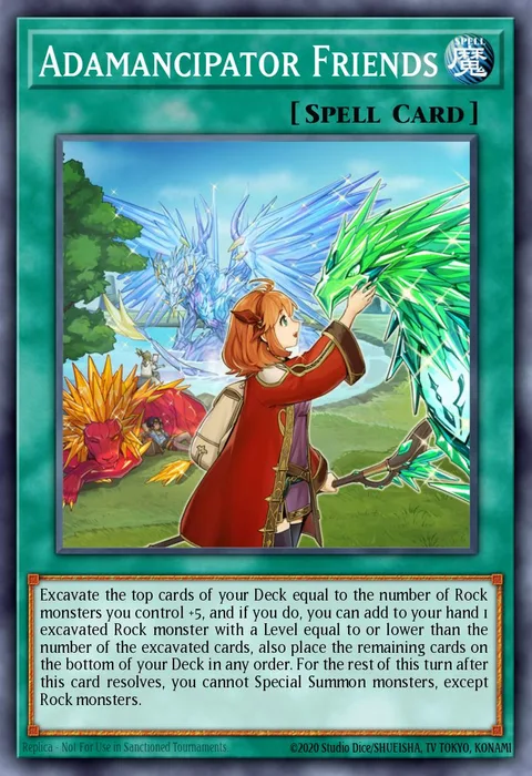 Adamancipator Friends trading card
