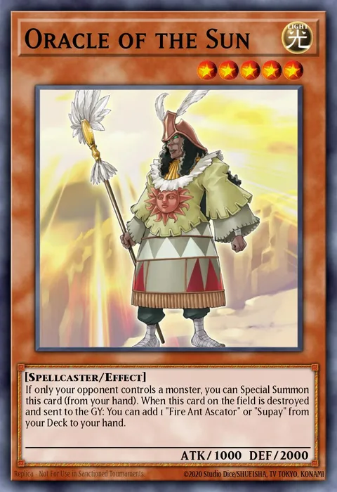Oracle of the Sun trading card