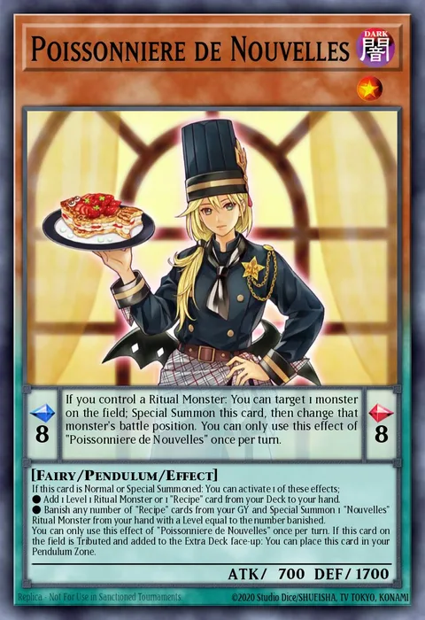 Poissonniere de Nouvelles trading card