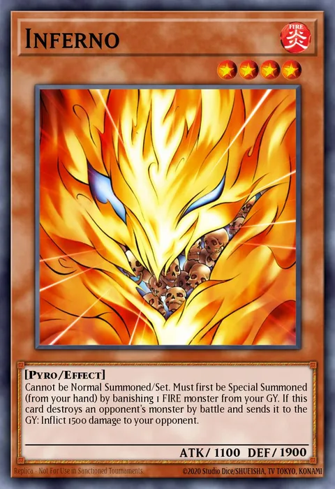 Inferno trading card