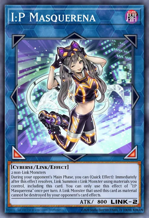 I:P Masquerena trading card