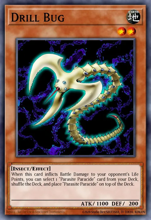 Drill Bug trading card