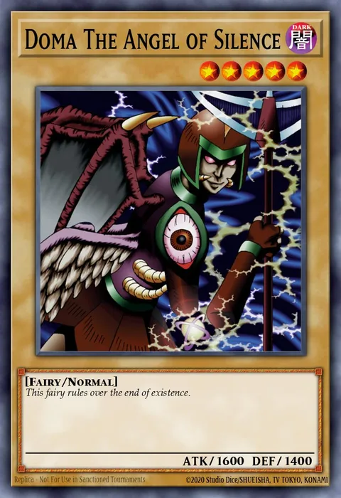 Doma The Angel of Silence trading card