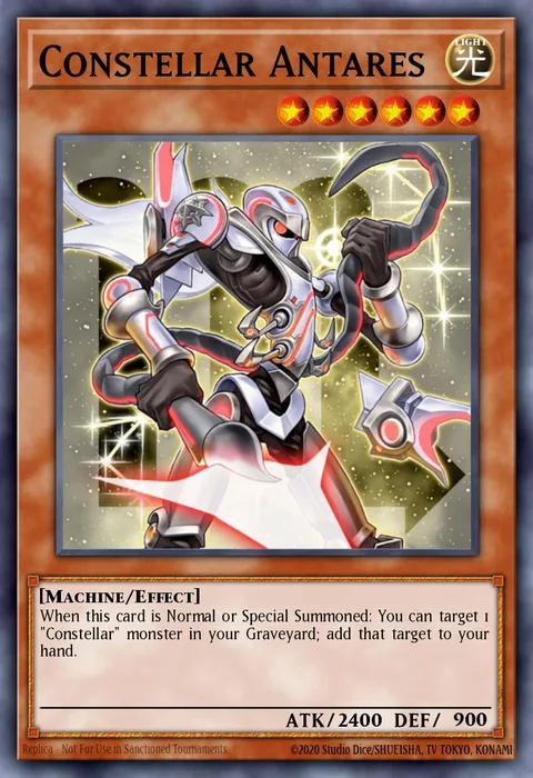 Constellar Antares trading card