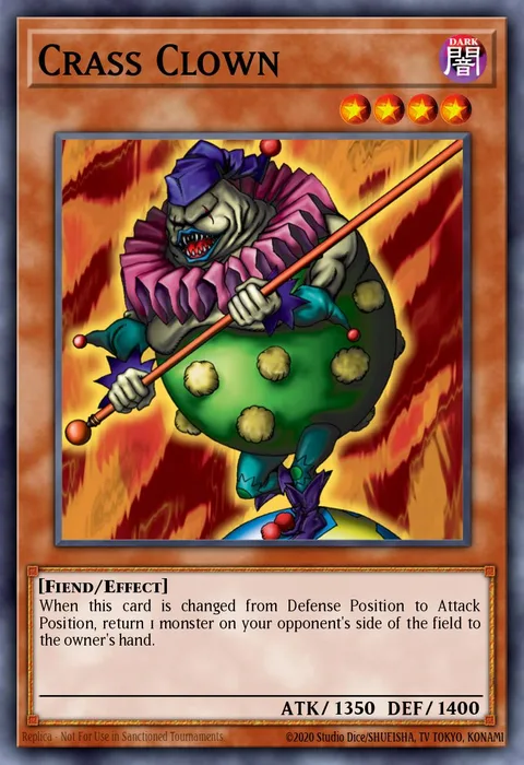 Crass Clown trading card