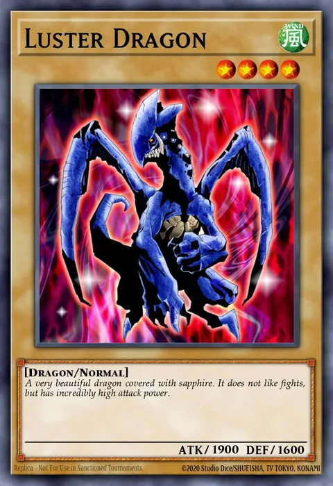 Luster Dragon trading card