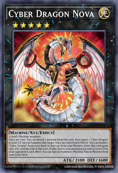 Cyber Dragon Nova trading card
