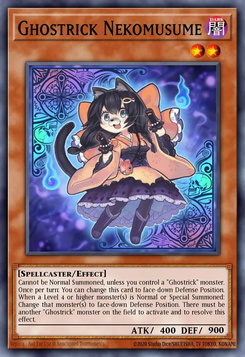 Ghostrick Nekomusume trading card