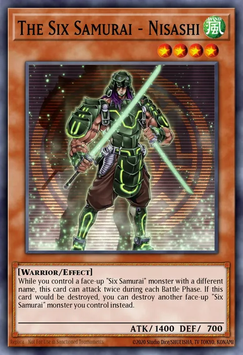 The Six Samurai - Nisashi trading card