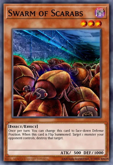 Swarm of Scarabs trading card