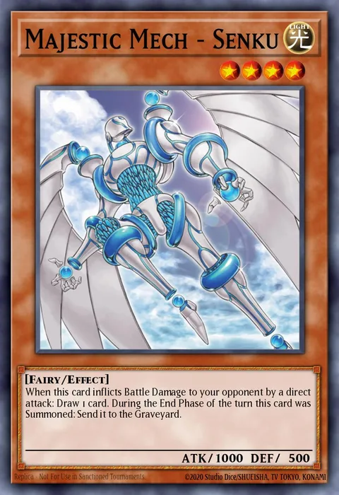 Majestic Mech - Senku trading card