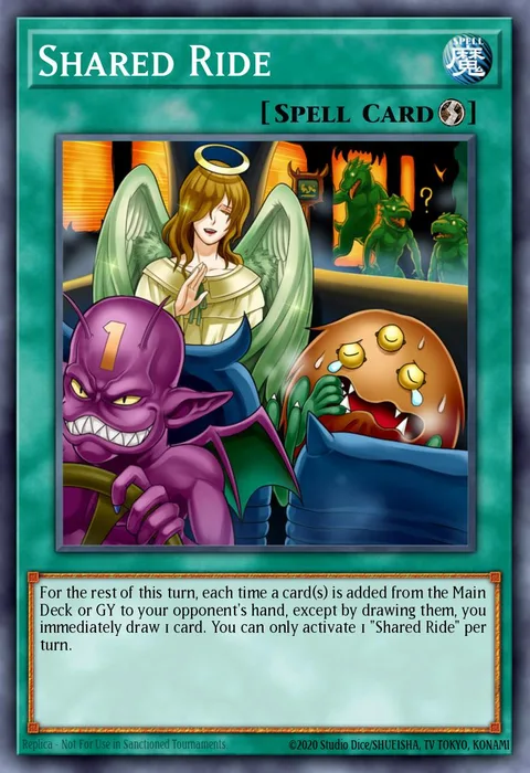 Shared Ride trading card