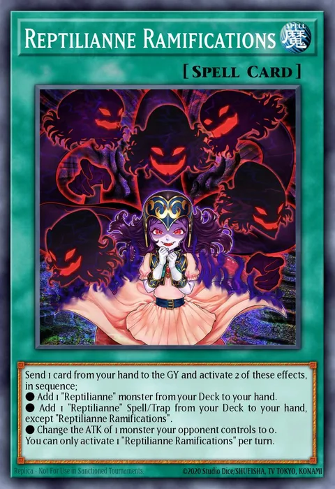 Reptilianne Ramifications trading card