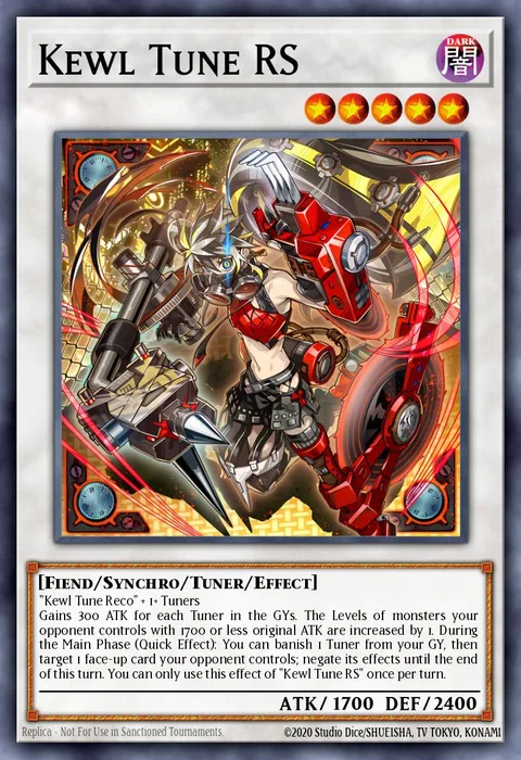 Kewl Tune RS trading card