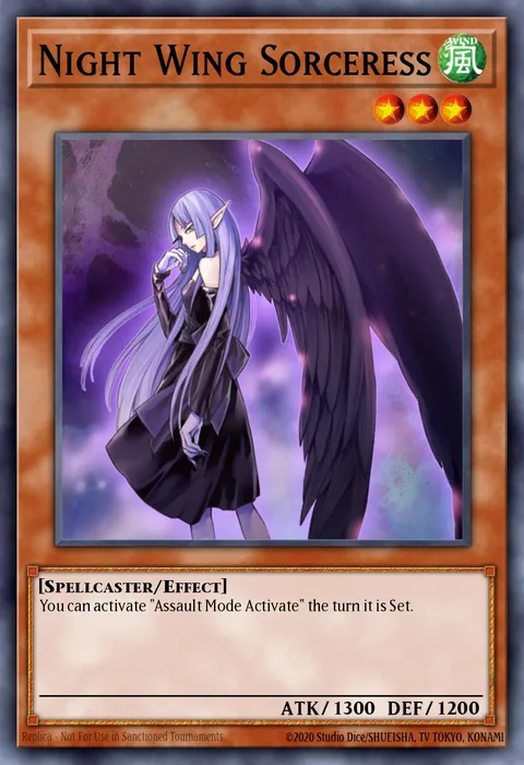 Night Wing Sorceress trading card