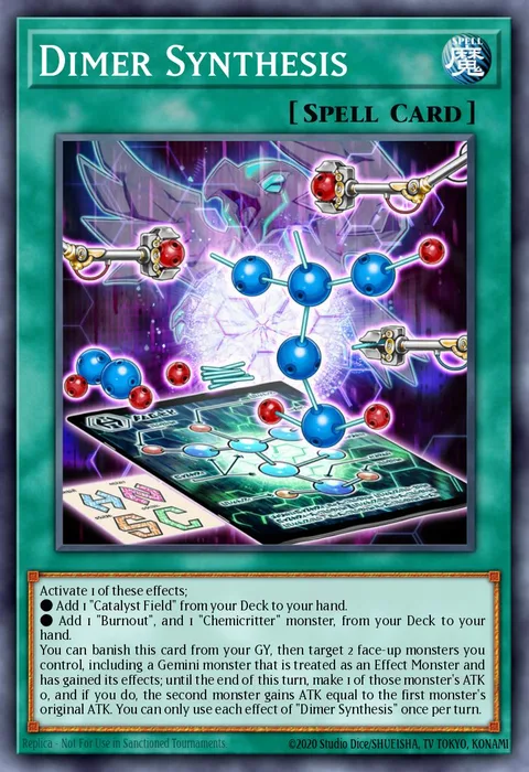 Dimer Synthesis trading card