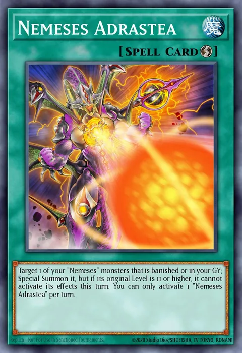 Nemeses Adrastea trading card