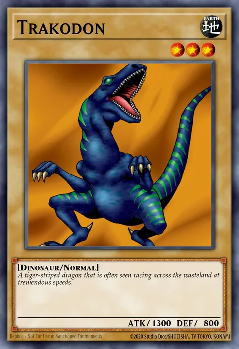 Trakodon trading card