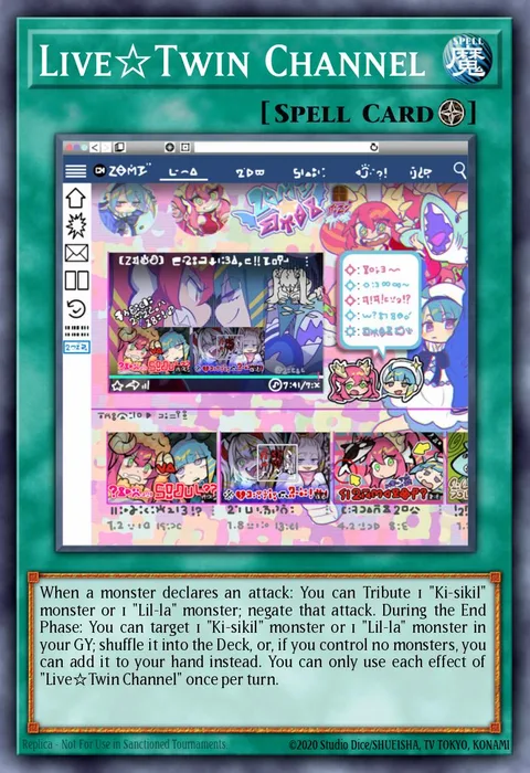 Live☆Twin Channel trading card
